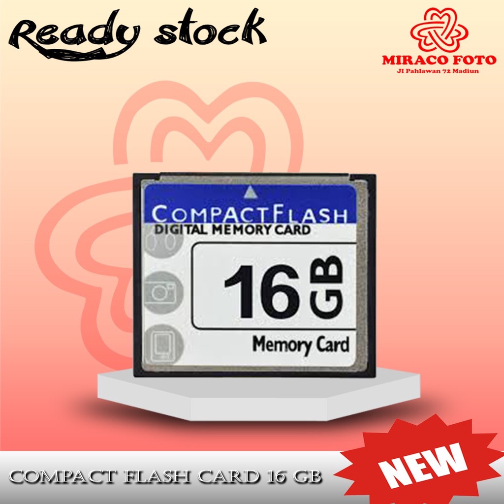 CDS Memory Card Compact Flash  CF 16GB For Nikon Canon