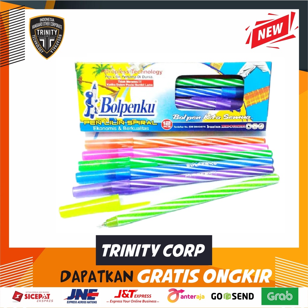 

Bolpoin Lilin Spiral Bolpenku Per Pack
