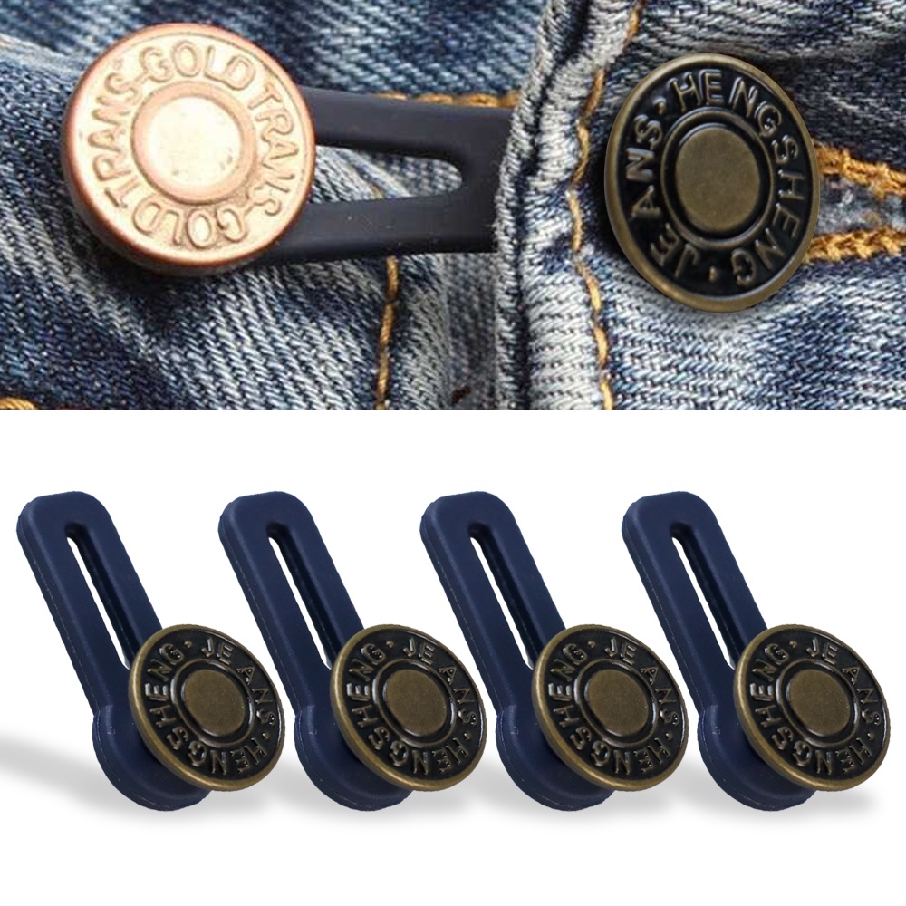 Kancing Celana Jeans Lepas Pasang Rectractable