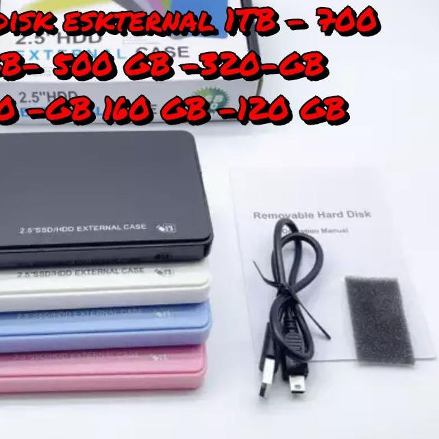 ► PROMO Hardisk Eksternal 500 GB 160 GB 250 GB 320 G11B 80 GB 1TB ♂