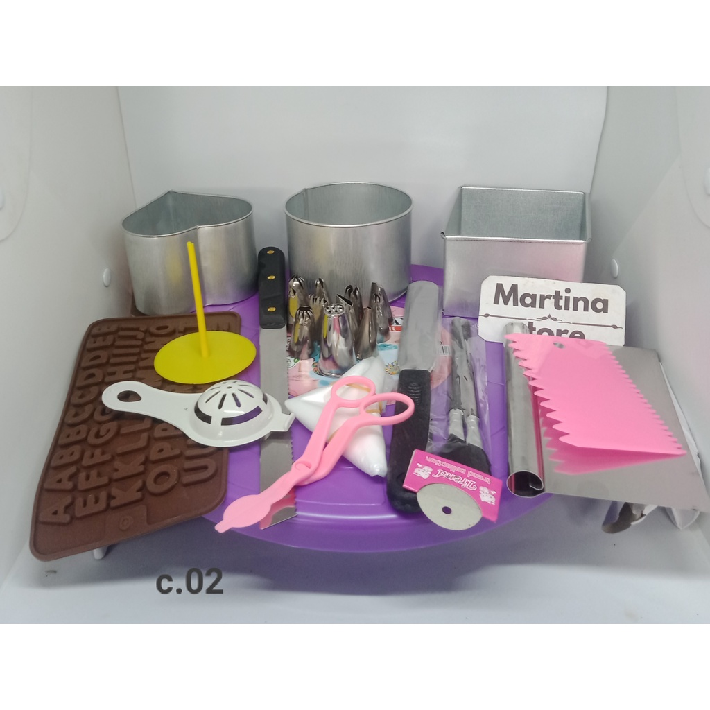 [Whispers] set dekorasi kue lengkap alat alat membuat kue