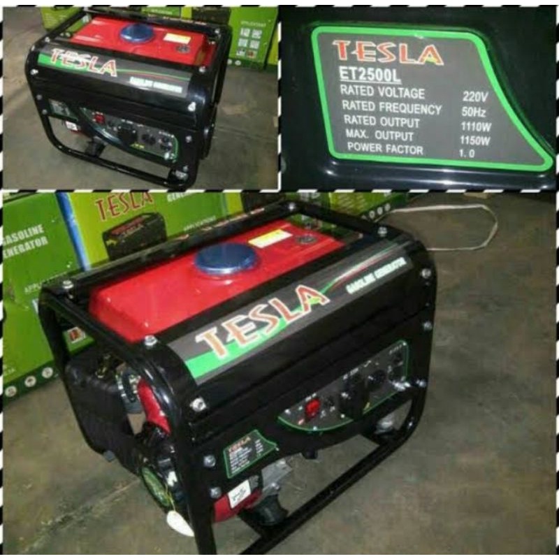 Genset TESLA ET 2500 4 Tak 1000 Watt Tembaga Original
