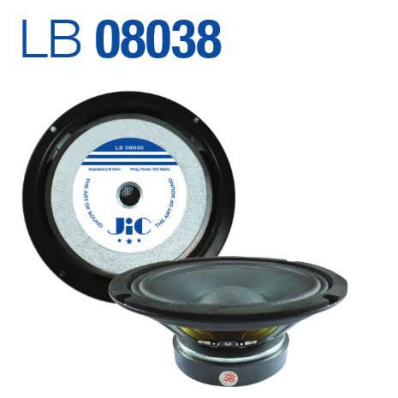 Speaker 8 inch merk JIC tipe LB08038