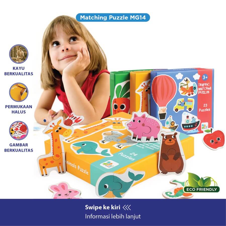 Beringin Toys Matching Puzzle MG14 / Mainan Edukasi anak