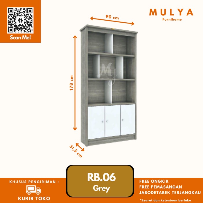 

Terlaris Rak Buku/Lemari Arsip/Rak File/Rb 06