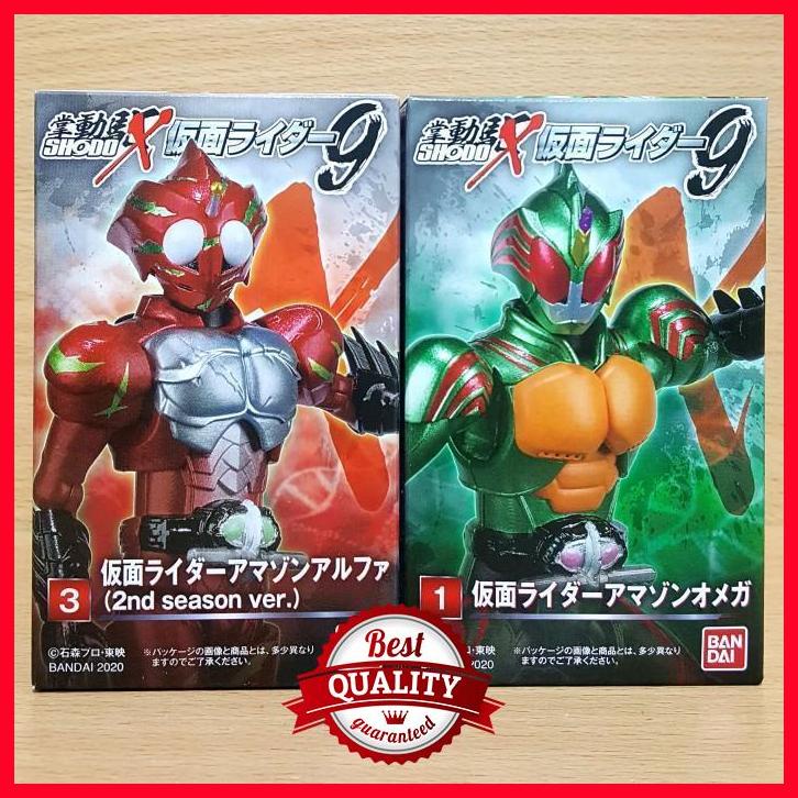 (LBB) SHODO-X Kamen Rider 9 [Amazons] Masked Rider Amazon Alpha S2 & Omega