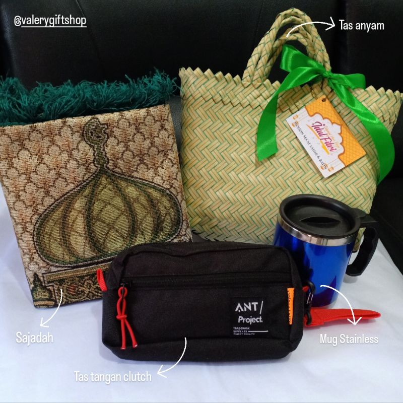 Hampers Kado Parcel Ultah Sajadah Lebaran Islami Idul Fitri Cowo Cowok Pria Eid Mubarak