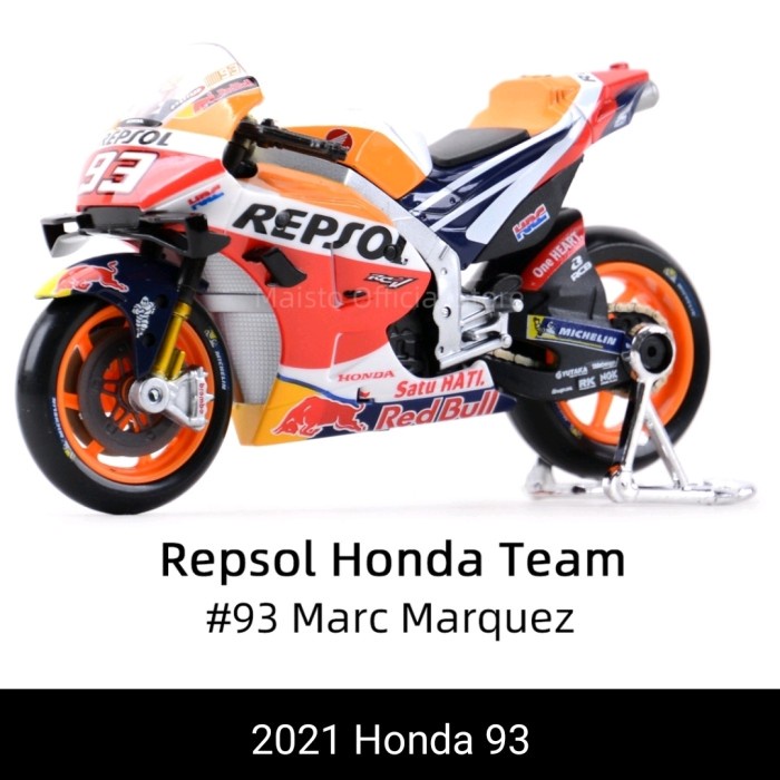 MAISTO 1:18 1 18 HONDA MARQ MARQUEZ 93 FIGURE DIECAST MOTOGP GP TERLARIS