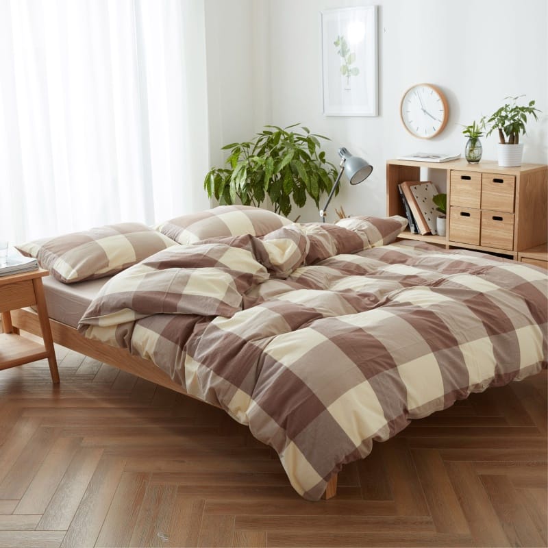 PROMO Bedcover tebal Kombinasi Sprei Set Katun Jepang ukuran 180x200cm tidak luntur  adem dan lembut halus-TERMURAH