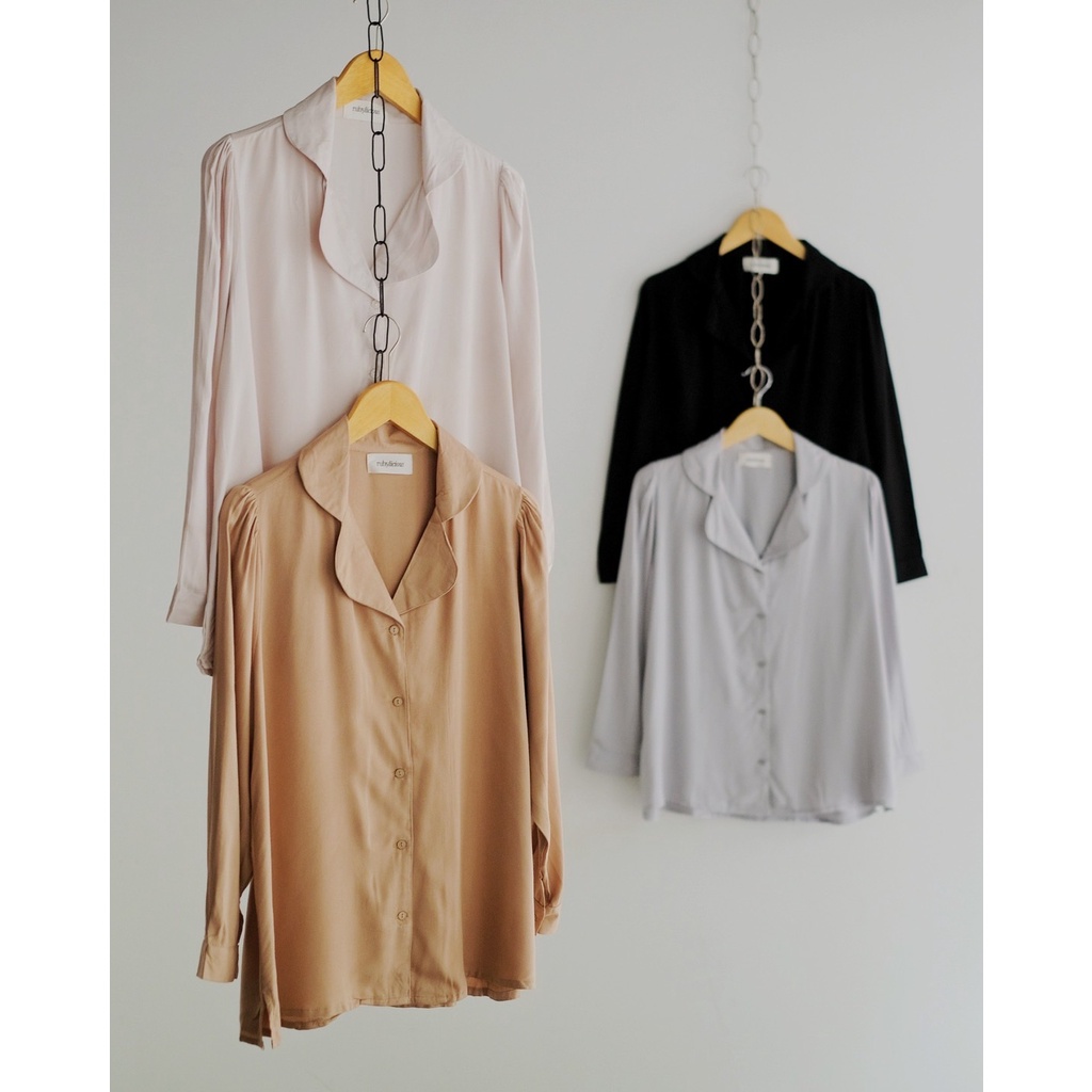 Myrubylicious TALYA SHIRT KODE 3239 | KEMEJA WANITA | KEMEJA LENGAN PANJANG | KEMEJA POLOS| KEMEJA RAYON