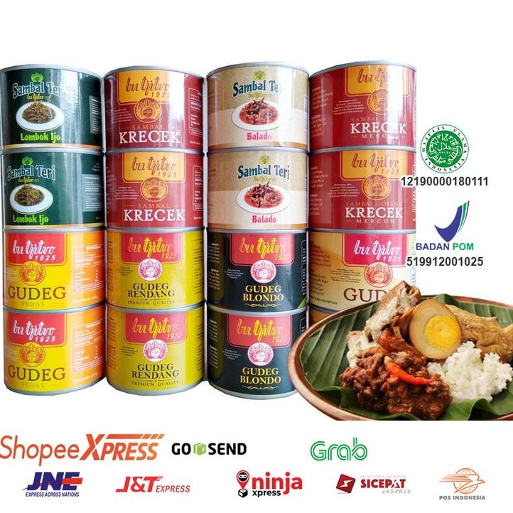 

8.8 Flash Sale Paket Komplit Gudeg Kaleng Bu Tjitro | Sambal Krecek | Sambel Teri By Gudeg Bu Tjitro Jogja