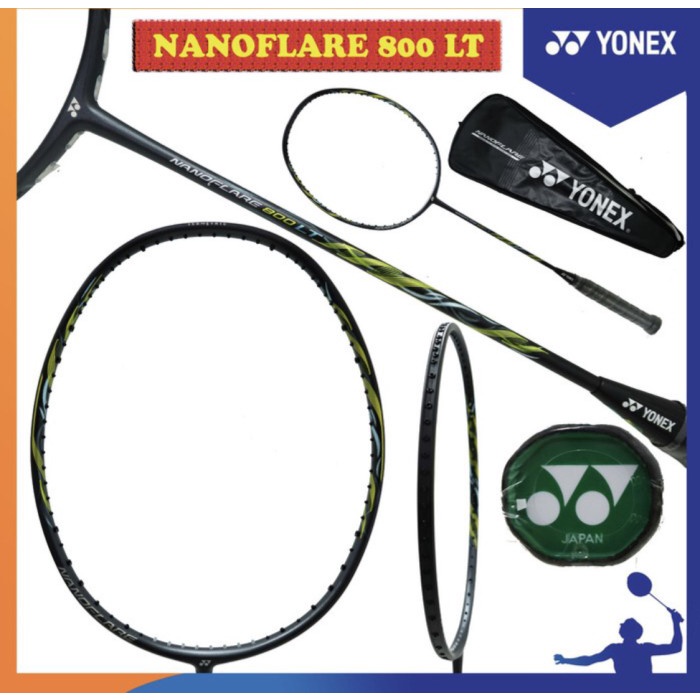 Terlaris Grip Raket Badminton Yonex Nanoflare 800 Lt + Senar Yonex + Grip Original