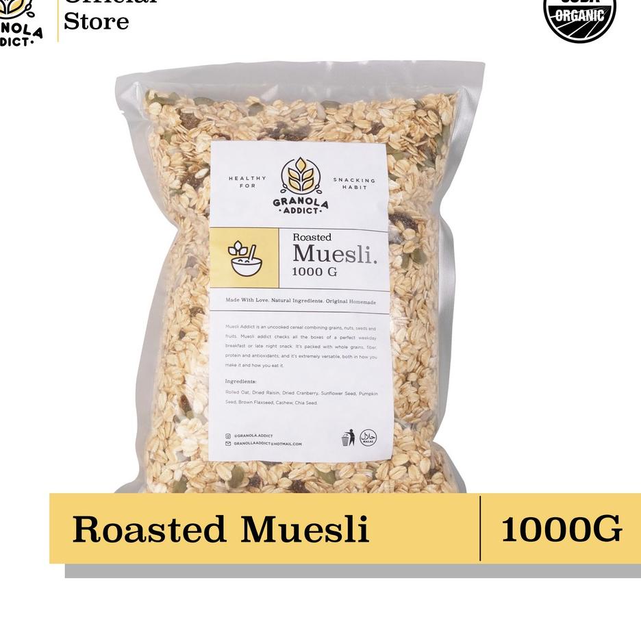 

✻ Granola Addict - Roasted Muesli Fruit & Seed 1KG ♪