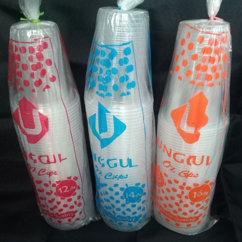 Cup Juz Merk Unggul/Merak/Era/Master 10 oz , 12 oz, 14 oz, 16 oz