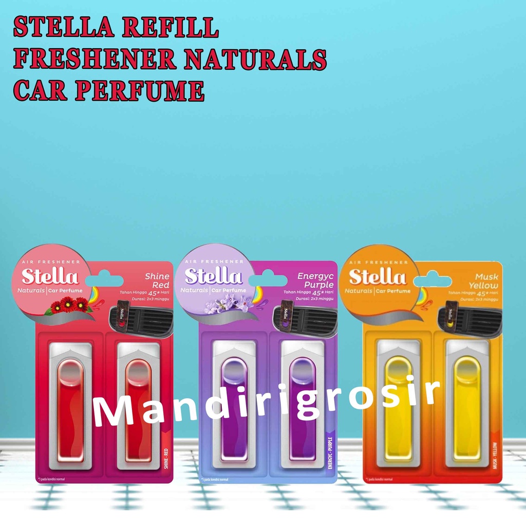 CAR PERFUME* STELLA REFILL FRESHENER NATURALS