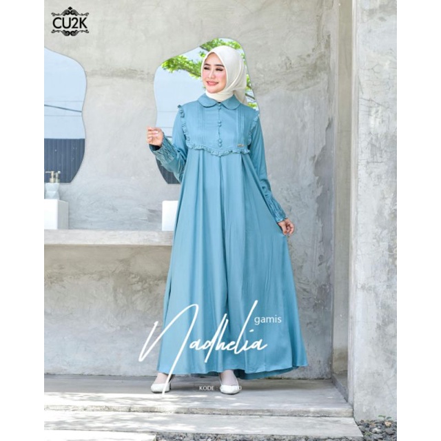 Gamis Cu2k terbaru model gamis Nadella gamis Cu2k original