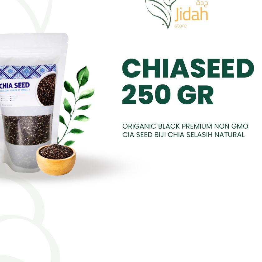 

► chia seed organic premium 250gr non GMO biji Chia selasih chia seed makanan diet cia sead orkanik ☪