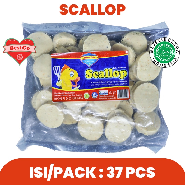 

BEST GO - SCALLOP (Frozen Food) 500gr