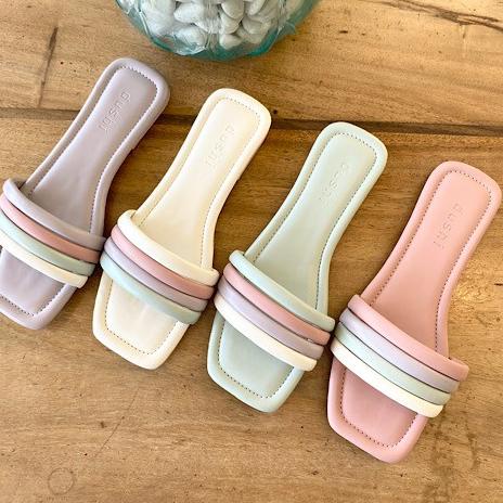 り DUSHI Claude flat - Sandal wanita BIG DISKON 89P