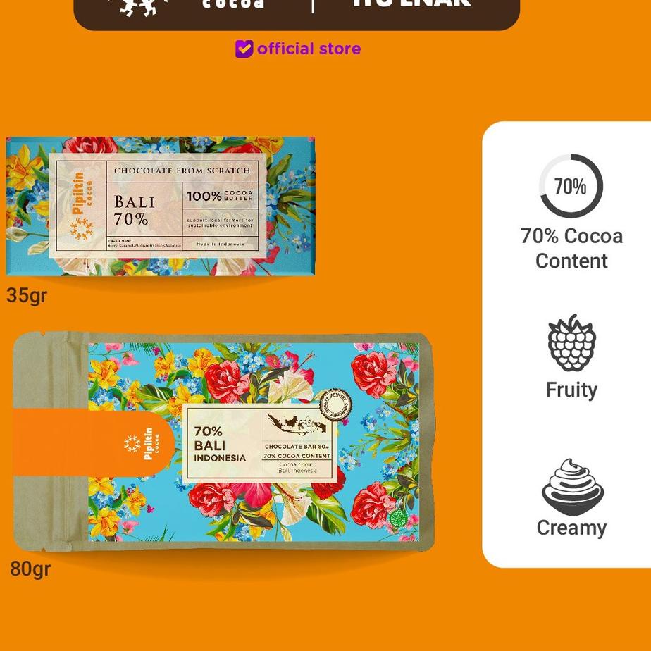 

Harga Bagus Pipiltin Cocoa Dark Coklat - Chocolate Bar Bali 70%