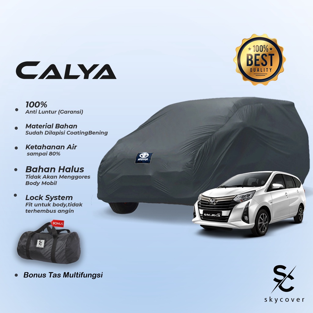 Cover Mobil Toyota New Calya 2022 Sarung Mobil Calya 2023