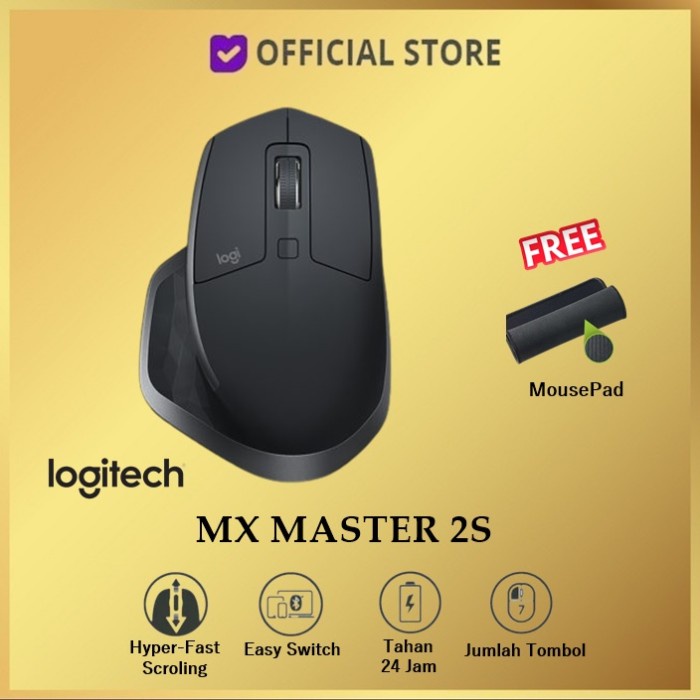 LOGITECH MX MASTER 2S / LOGITECH MOUSE WIRELESS MOUSE BLUETOOH