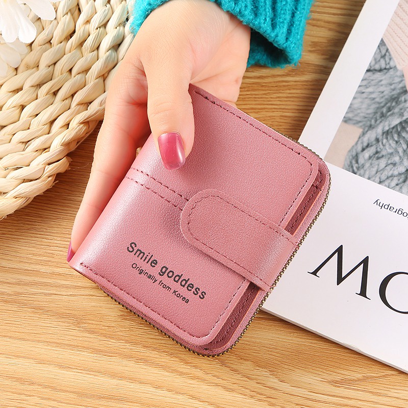 ♥DPS829♥Dompet Lipat Wanita Terbaru 916 // Dompet Lipat Wanita Trendy-878_PINK TUA