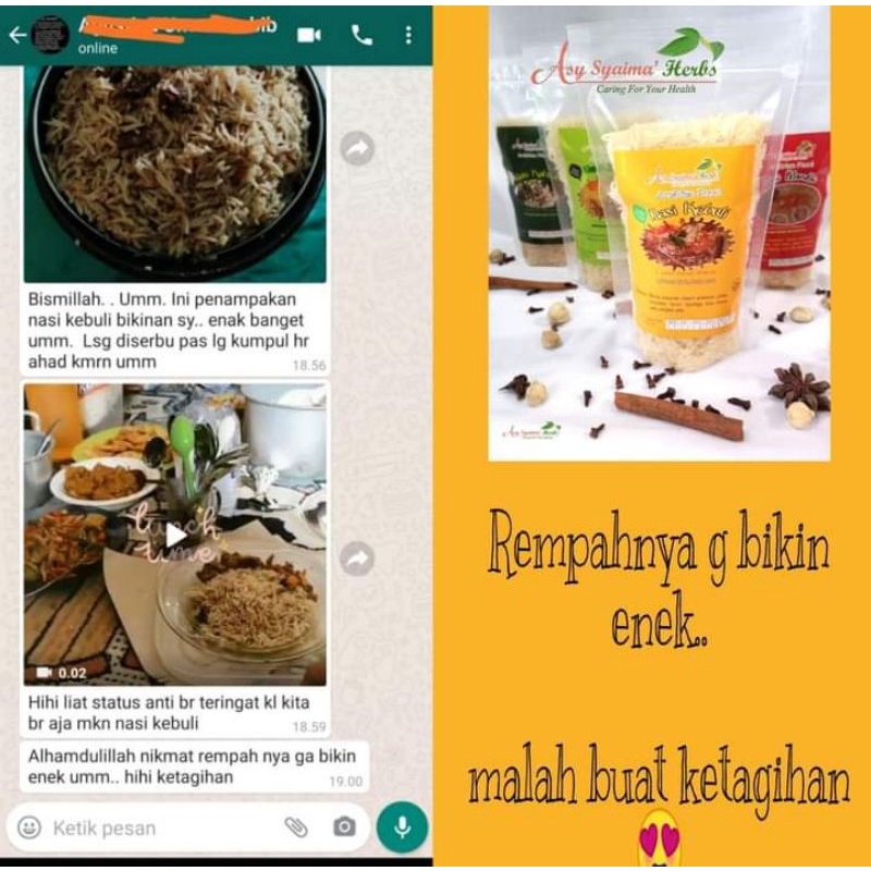 

makanan praktis khas Timur Tengah plus bumbu