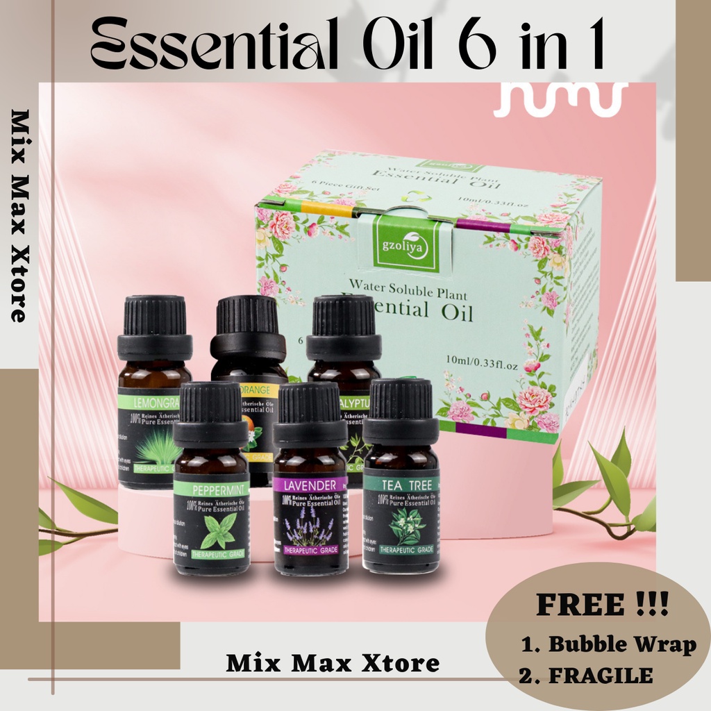 Essential Oil Minyak Aromaterapi 10ml 6 PCS Aromatherapy Diffuser - YLS20