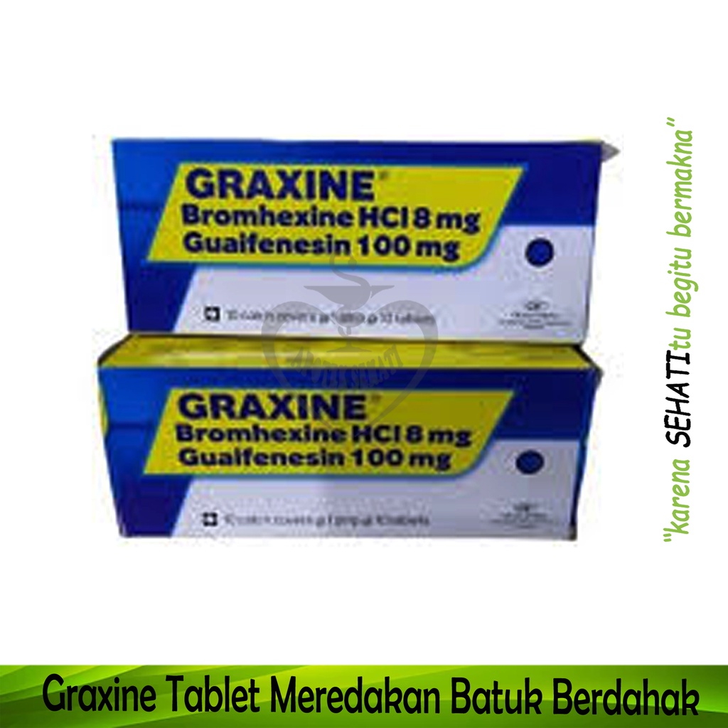 GRAXINE 100MG OBAT BATUK PENGENCER DAHAK PER STRIP