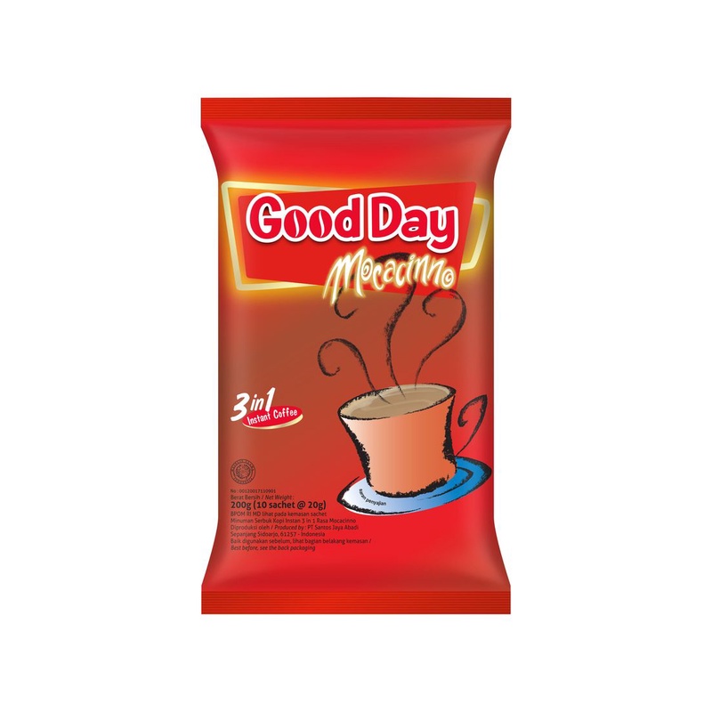 

GOOD DAY MOCACINNO KOPI GOOD DAY MOCACINNO 3IN1 ISI 10PCS