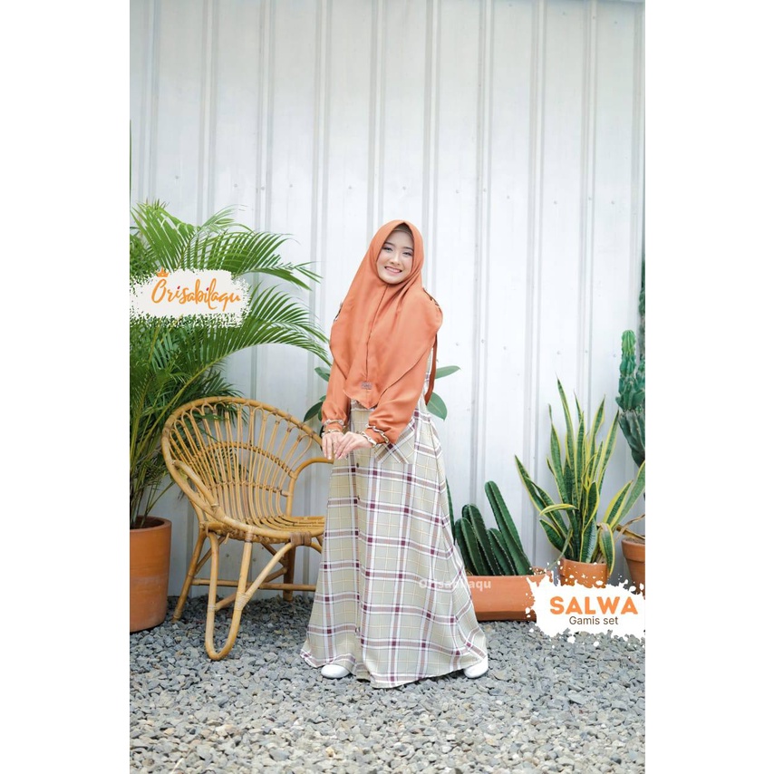 Set Gamis Remaja Salwa Teen by Orisabilaqu