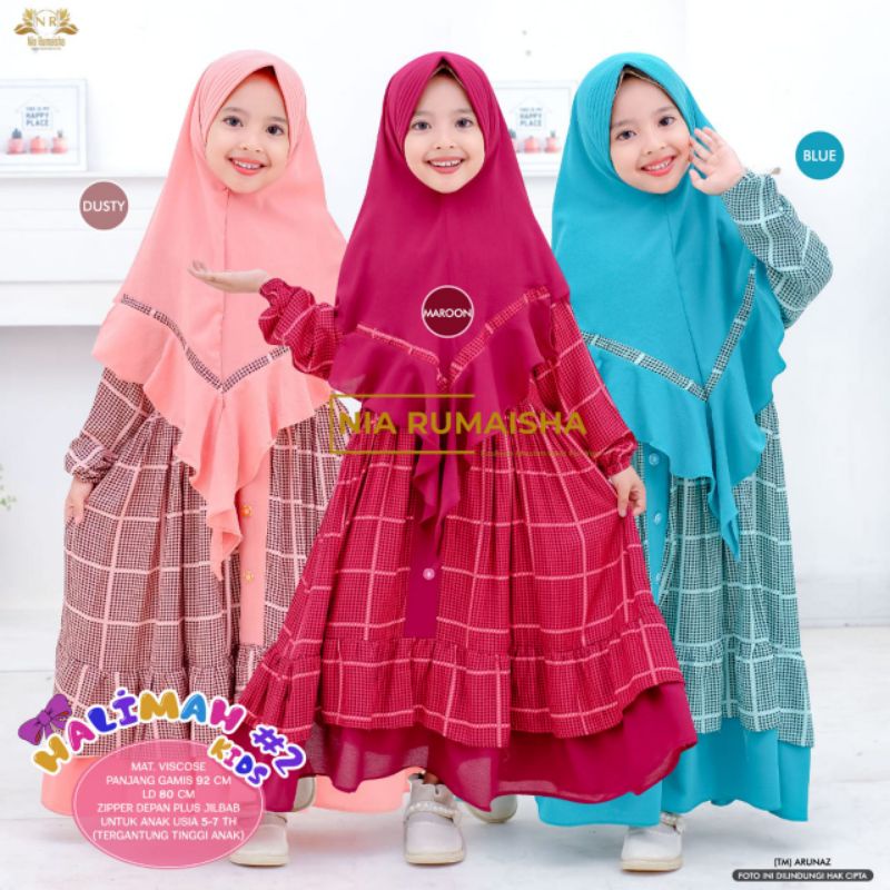 DRES KIDS SYARI EDISI LEBARAN | Halimah Kids, Molu Kids, Megia Kids