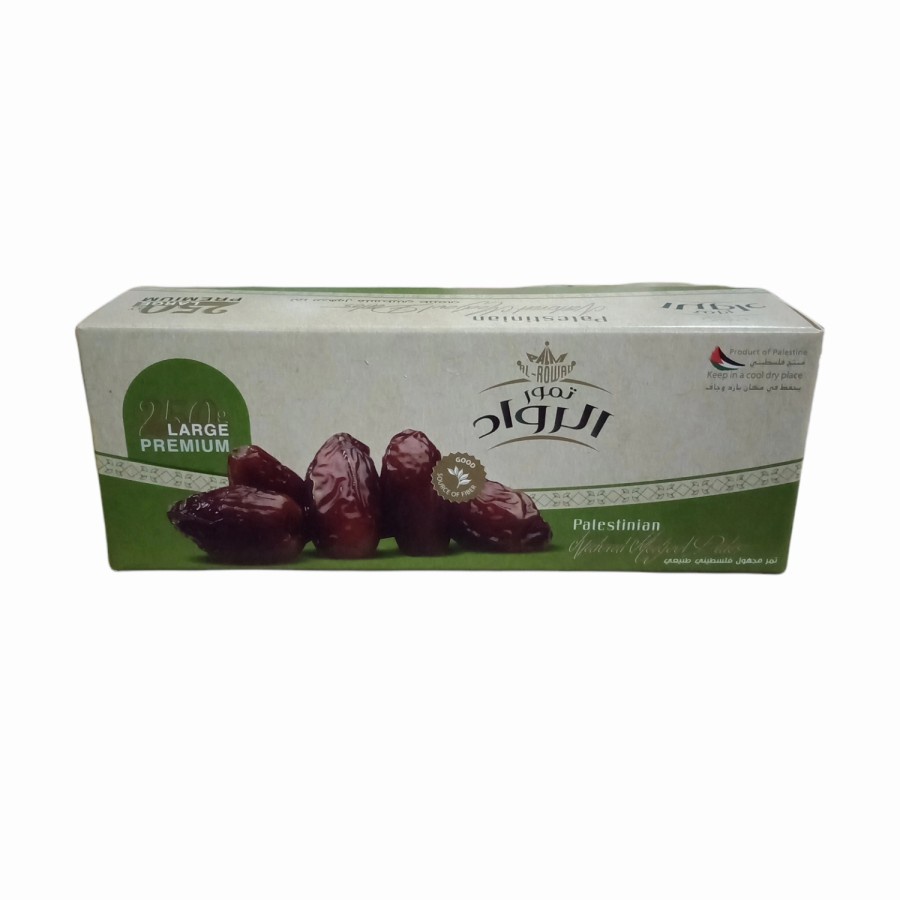 

AL-ROWAD KURMA MEDJOOL PALESTINIAN 250 gr