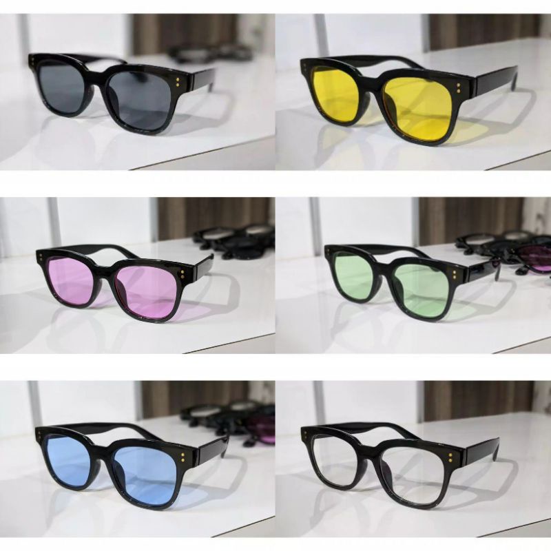 Kacamata Pria/Wanita Sunglasses Korean Fashion Small Candy Color