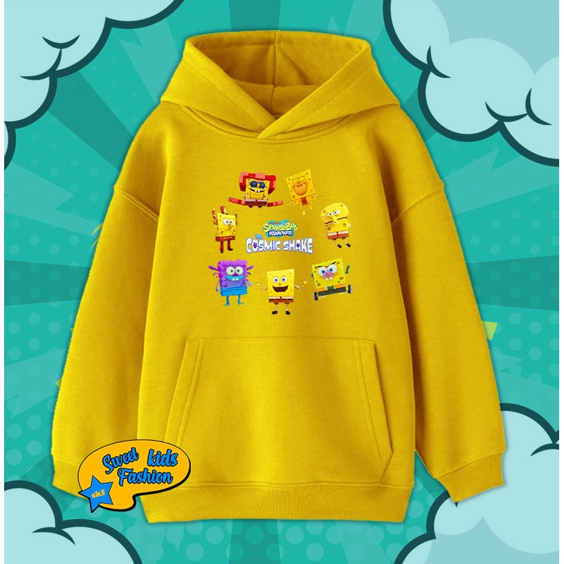 Jaket Hoodie Anak Spongebob The Cosmic Shake Sweater Anak Spongebob Cosmic