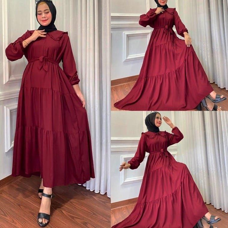 PALING BAGUS A80 GAMIS DRESS MIDI JUMBO LD 120/ RESLETING BUSUI / MIDI DRESS TERLARIS ル