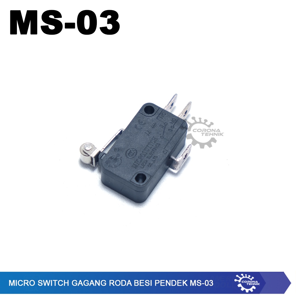 Micro Switch Roda Besi Pendek - MS-03