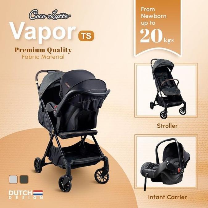 Stroller Cocolatte Vapor / Kereta Dorong Cabin Size Paling Ringan