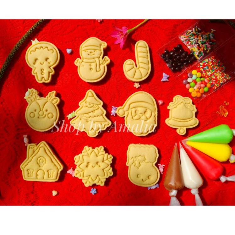 

♥ DIY Decorating Cookies Kit Christmas Edition/Natal (Big Size) ➫