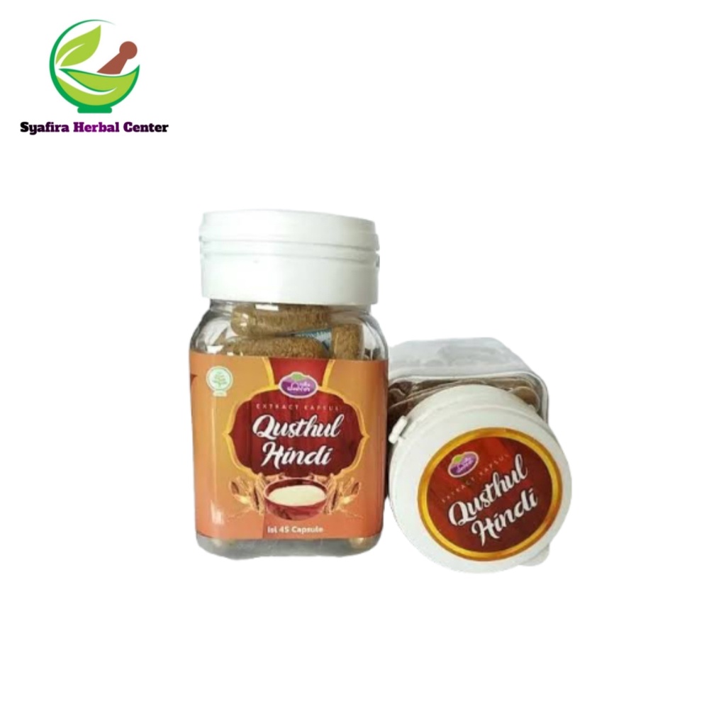 Kapsul Wasfah - Extra Kapsul Qusthul Hindi Costus Indian Herb 45 Kapsul ORIGINAL