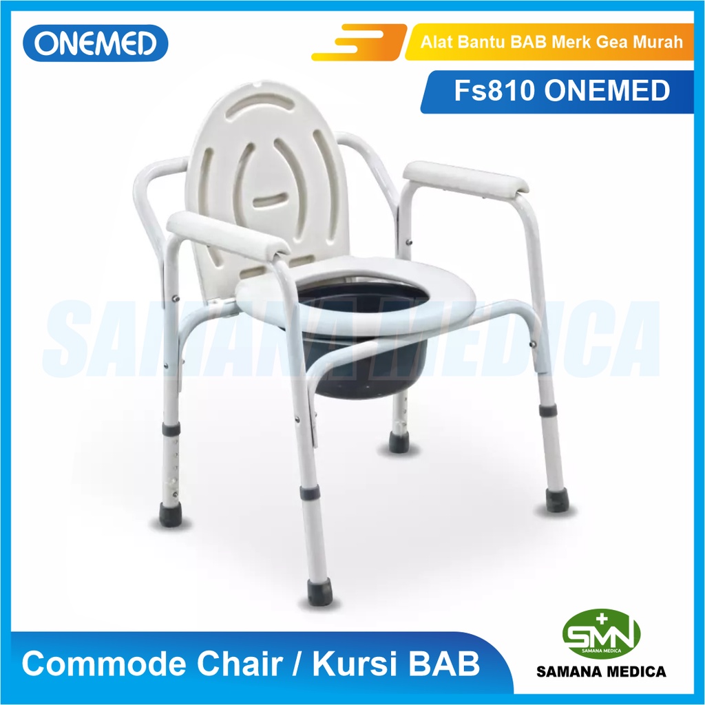 Kursi Toilet FS810 ONEMED Commode Chair / Kursi BAB Alat Bantu BAB Merk Onemed Murah