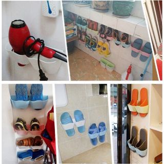 IKILOSHOP creative wall shoes rack rak sepatu dinding gantungan sandal sepatu