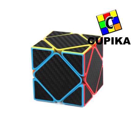 Rubik Moyu SKEWB Sticker Black Carbon Fiber termurah 3x3