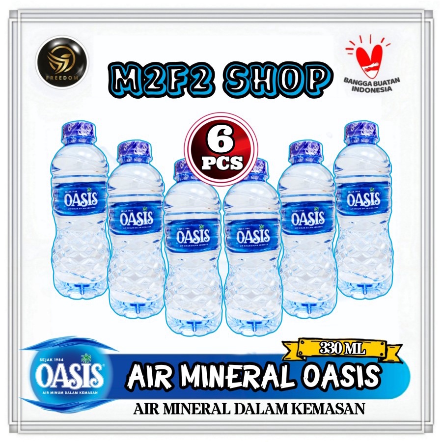 

Air Mineral Oasis Botol Mini Pet - 330 ml (Kemasan 6 Pcs)