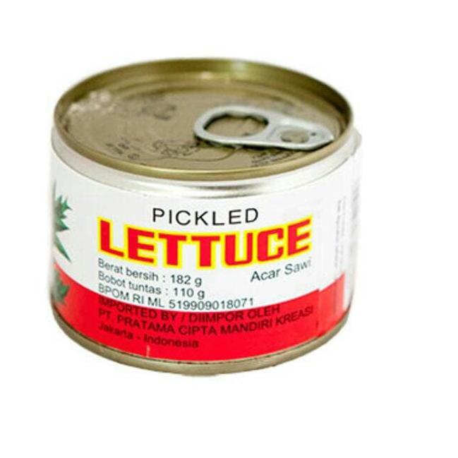 

Lagi Promo pickled lettuce red boat acar sawi selada chaisim kaleng 182gr / letuce