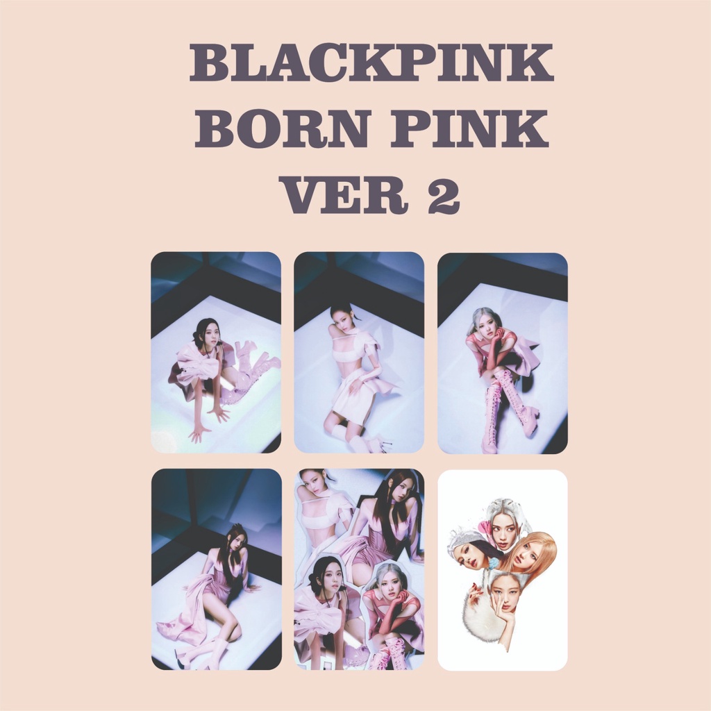 PHOTOCARD BLACKPINK BORN PINK