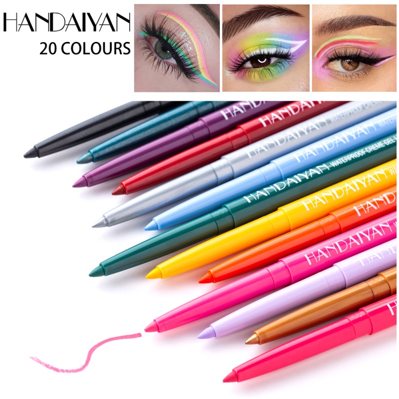 PENSIL EYELINER HANDAIYAN MATTE TAHAN AIR 20 WARNA PILIHAN