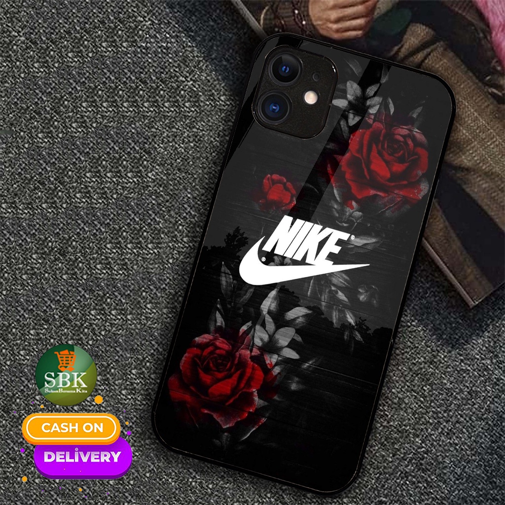 SBK - HARDCASE GLOSSY KILAU KACA NIKE CASE VIVO Y21S Y12S V21 Y51 Y53S Y21 2021 Y12 Y15 Y17 Y19 Y20 