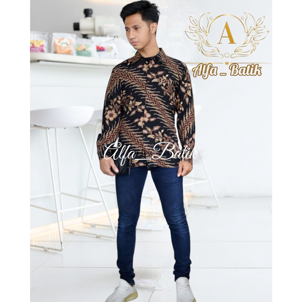 KEMEJA BATIK PRIA / KEMEJA BATIK KONDANGAN / HEM PANJANG / KEMEJA MURAH / KEMEJA BATIK TERBARU Kemeja Batik Pria Seragaman Among Tamu / Kemeja Batik Nikahan Original /TERBARU KEMEJA BATIK PRIA LENGAN PANJANG MOTIF/ CUOPLE BATIK KMJ CERI HITAM TERBARU